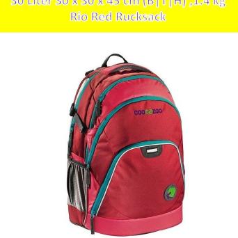 Coocazoo EvverClevver - Rio Red Rucksack