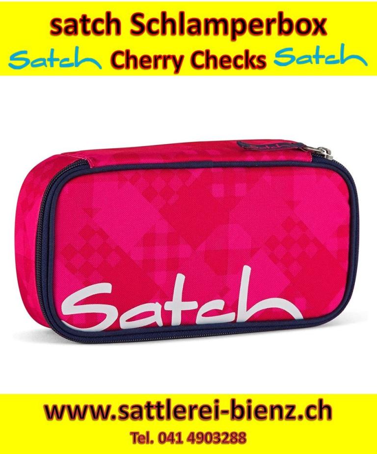 Satch Cherry Checks Schlamperbox Case