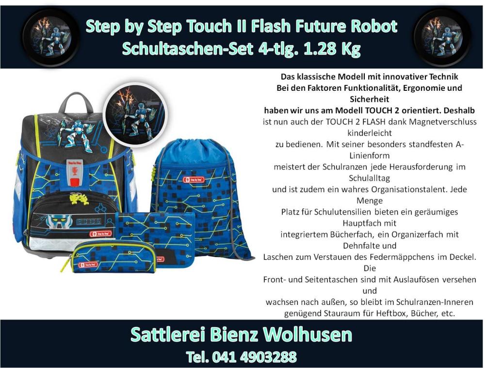 Step by Step Future Robot Touch II LED os