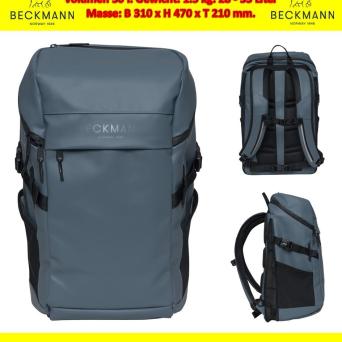 BECKMANN Blue Rucksack Street Flx.