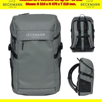 BECKMANN Green Rucksack Street Flx