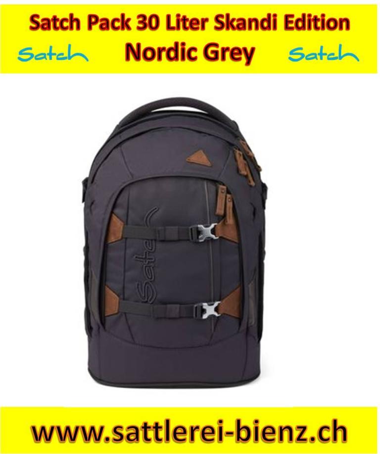 satch Pack Nordic Grey Revival Edition Schulrucksa
