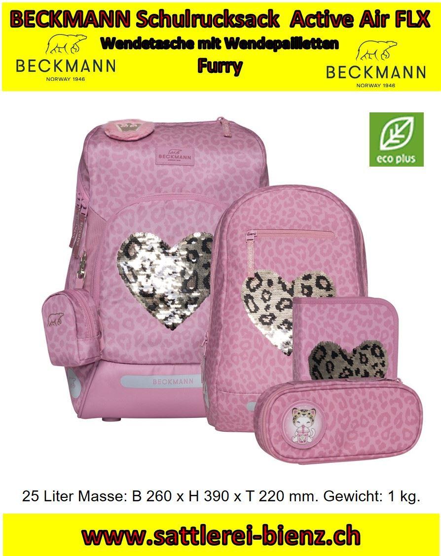 BECKMANN Furry, mit Wendepailletten Schulrucksack