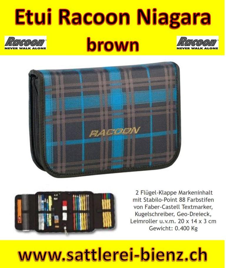 Etui Racoon Niagara brown