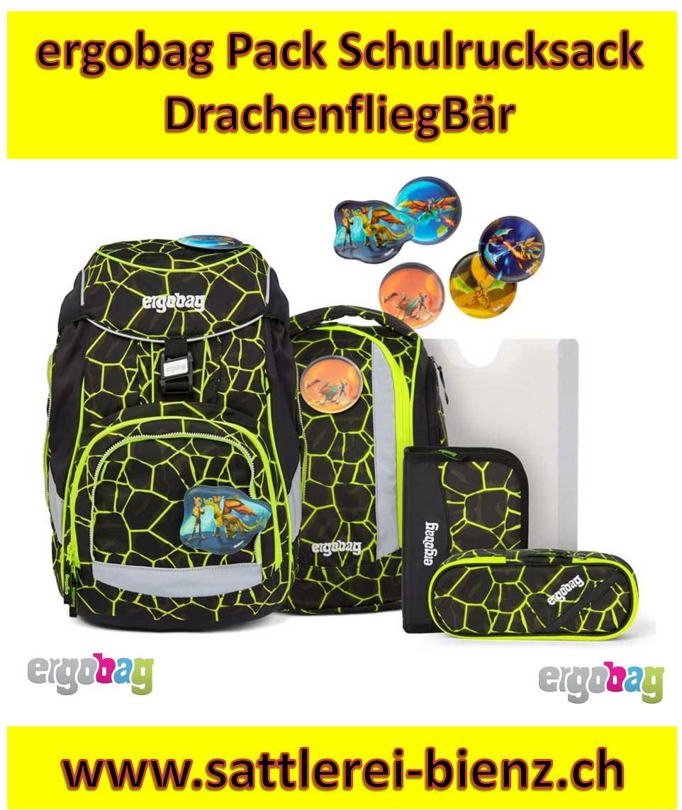 Ergobag DrachenfliegBär Schulrucksack Set 6tlg