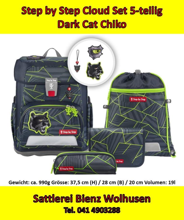 STEP BY STEP Dark Cat Chiko CLOUD SET 5-TEILIG