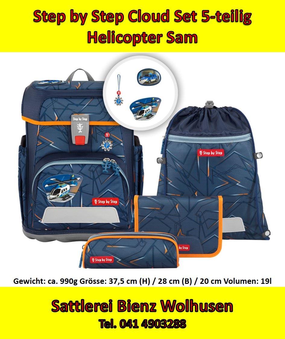 STEP BY STEP Helicopter Sam CLOUD SET 5-TEILIG