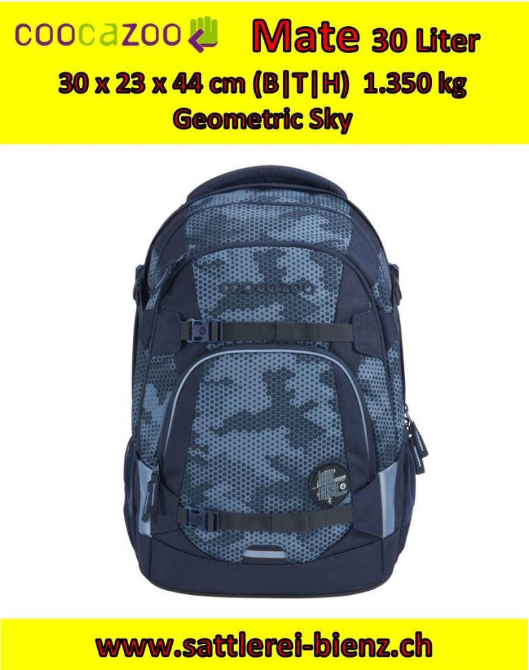 coocazoo Geometric Sky MATE Rucksack