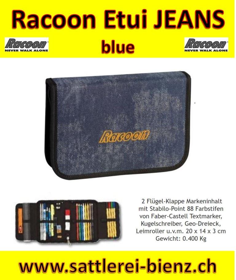 Racoon Etui JEANS blue