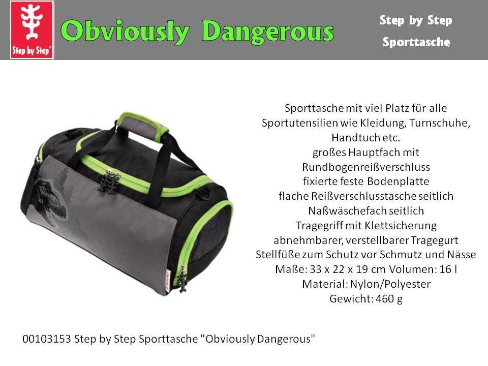 Step by Step Sporttasche "Obviously Dangerous"