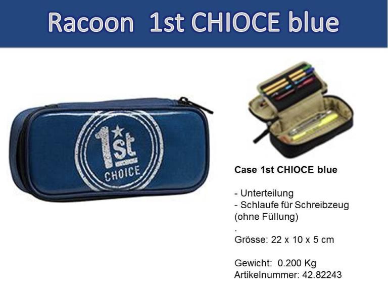 Racoon Case 1st CHIOCE blue