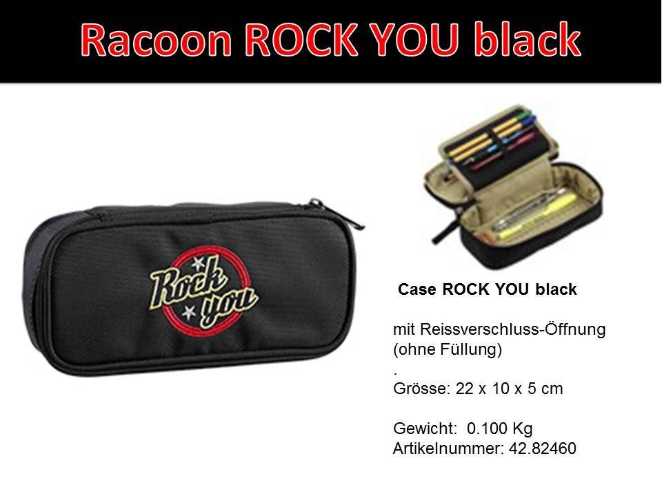 Racoon Case Rock YOU black