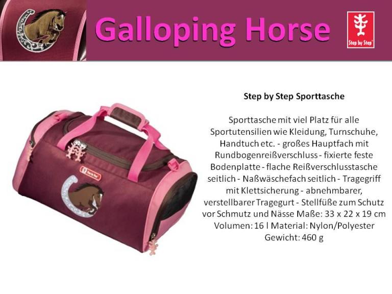 Step by Step Sporttasche Galoping Horse