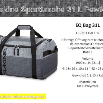 DAKINE Sporttasche 31 Pewter